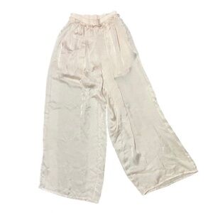Larme Kei brand Honey mi Honey ivory pink pajama satin pants